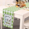 thumbnail image 4 of Easter Table Runners 13x70 Inches  Bunny Gnomes Linen Burlap Happy Easter Table Runners for Kitchen Holiday Party, 4 of 4