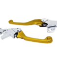 thumbnail image 3 of Xingzhi 2Pcs Motorcycle Brake Levers Adjustable Billet  for Pivot for Red Gold, 3 of 3
