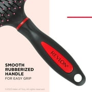 Revlon Paddle Hair Brush with Nylon Bristles, Black