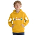 thumbnail image 2 of NEBWOAK Halloween Cartoon Ghost Reading Hoodie Sweatshirt for Kids Boys Girls Yellow,Size 9-10T, 2 of 5