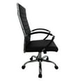 thumbnail image 3 of Furniture of America Damse Faux Leather Large Adjustable Office Chair in Black, 3 of 9