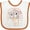 White and Orange, variant on Inktastic Little Sister Newborn Baby Girls’ Boys or Girls Baby Bib