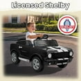 thumbnail image 3 of Akaber Licensed Shelby Kids Electric Car, 12V Ride On Toy with Remote Control, Bluetooth Music for Boys and Girls, 3 of 9