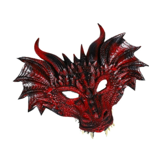 BELOVING Visage de Cosplay Dragon 3D pour Boîte de Nuit, Performance sur Scène, Mascarade H
