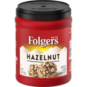 Folgers Hazelnut Artificially Flavored Ground Coffee, Medium Roast, 11.5 Ounce Canister