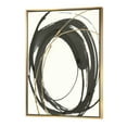 thumbnail image 1 of Gold Glamour Circle I - Posh & Luxe Framed Canvas, 1 of 3