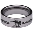 thumbnail image 4 of Archangel Tungsten Carbide Ring, 4 of 9