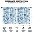 thumbnail image 2 of Blackout Kids Curtains,Pioneer Flower Floral Print Pattern Childrens Insulated Curtains Set Of 2,Bedroom Essentials,Toddler Room Decor 52"x63", 2 of 5