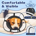 thumbnail image 2 of Comfortable Soft Dog Cone for Post-Surgery Recovery, Adjustable Collar to Stop Licking, Ideal for Large & Medium Breeds, Protects Small Dogs, Pet-Friendly Design, 2 of 4