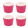 thumbnail image 1 of RUNROTOO 24 Pcs Baking Cup Round Rosy Even Baking Event Planners Wedding, 1 of 7