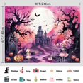 thumbnail image 3 of Telón de fondo fotográfico LDWLYW para Halloween, 240 x 180 cm, color rosa, poliéster, 3 of 8