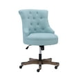 thumbnail image 4 of Linon Ragan Task Chairs with Adjustable Height and Swivel, 275 lb. Capacity, Light Blue, 4 of 12