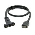 thumbnail image 1 of CY USB 3.1 Type-E Front Panel Header Male to USB-C Type-C Female Extension Cable with Panel Mount Screw 40cm, 1 of 10