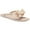 Beige, variant on INC Womens Madena Jelly Thong Flip-Flops