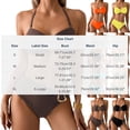 thumbnail image 3 of UTSJKR Women's Solid Cami Strap Bikini Set, Wire Free Triangle Split Bathing Suit, Sexy Slim Fit Holiday Beach Swimwear Sky Blue M, 3 of 5