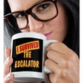 thumbnail image 2 of 3drose, I Survived the Escalator Survial Pride and Humor Design, 15oz Mug, 2 of 6