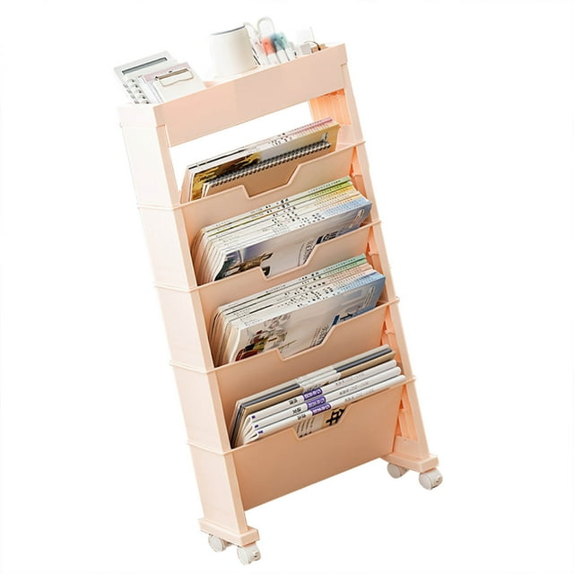 Classroom Bookshelf,Classroom Bookshelf Multilayer Foldable Book Storage Shelving Classroom Book Rack Superior Craftsmanship
