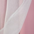 thumbnail image 6 of CJC Pink Blackout Curtains with Sheer Voile Overlay, Grommet Top Thermal Insulated Curtains, 2 Panels, 52"x84", 6 of 9