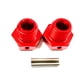 thumbnail image 1 of Bewildely 2 uds aleación de aluminio 1/10 montaje hexagonal de rueda para ARRMA SENTON 3S RC pieza de coche RC accesorios de coche piezas de Kits de construcción modelo Rojo, 1 of 6