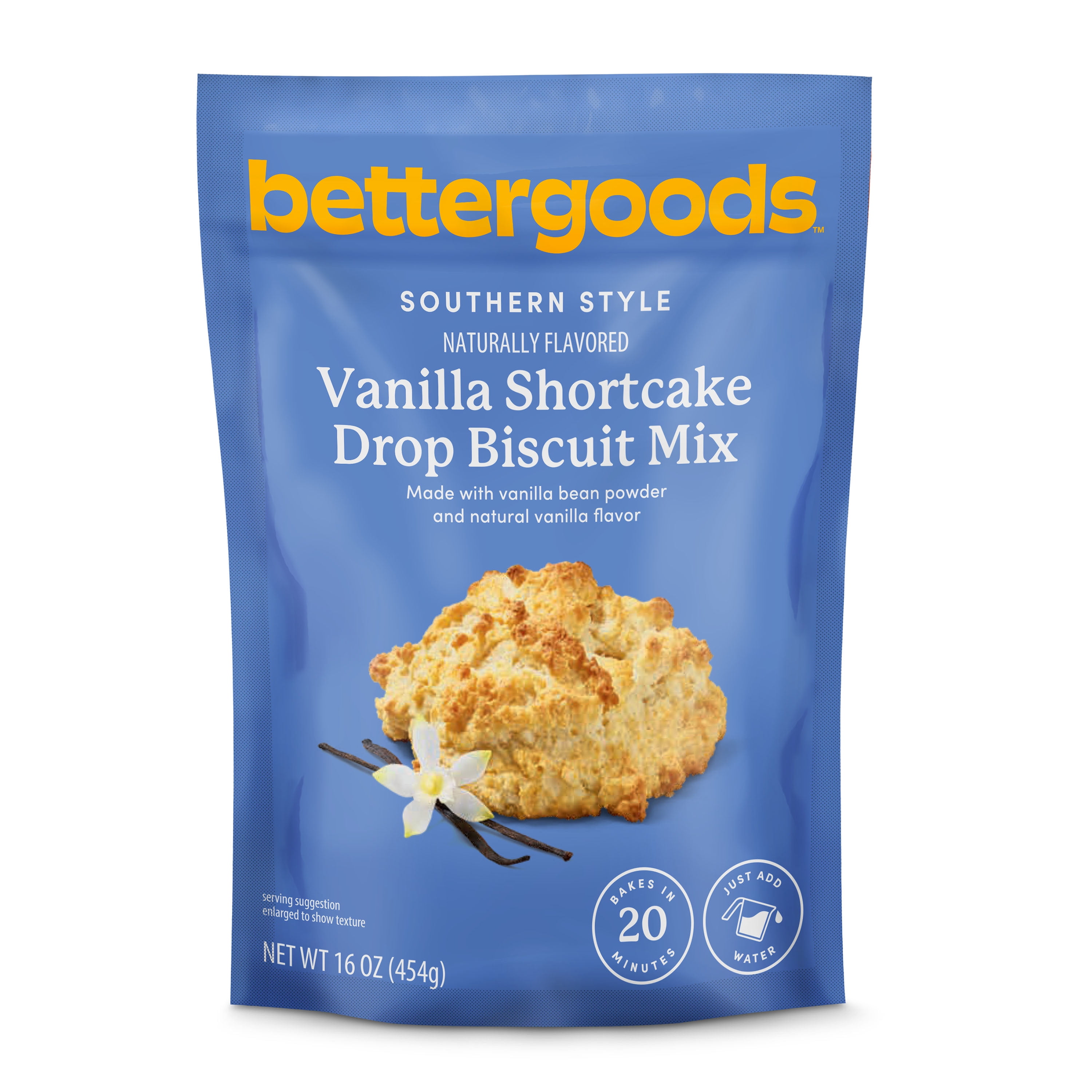 (8 pack) bettergoods Southern Style Vanilla Shortcake Drop Biscuit Mix, 16 oz