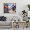 thumbnail image 3 of Stupell Industries Traditional American Coastal Town Stroll Gold Floating Frame Canvas Art, 31 x 25, by Franklyn Gregory, 3 of 8