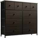 Reahome 10 Drawer Fabric Chest of Drawers Storage Dressers