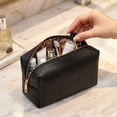 thumbnail image 4 of Large Capacity Travel Makeup Bag for Women, Portable Cosmetic Storage Organizer Small Size, Versatile Toiletry Pouch for Home and Vacation, 4 of 6