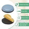 thumbnail image 5 of Uxcell 20 Pack Furniture Sliders 1" Diameter Polytetrafluoroethylene Pad Self-Adhesive Mover Glides Grey, 5 of 7