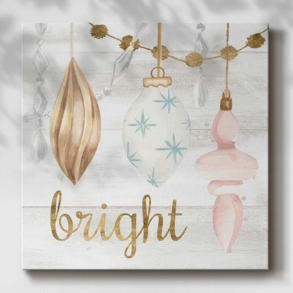 Elegant Ornaments IV- Gallery Wrapped Canvas