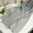 thumbnail image 5 of UJNDER Elegant Women's Shawl Wrap Evening Party Bridal Silk Scarf Fashionable Stole for Dresses and Qipao Grey, 5 of 5
