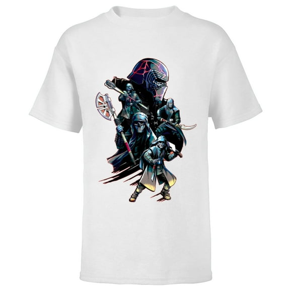 Star Wars The Rise of Skywalker Knights of Ren - Short Sleeve T-Shirt for Kids - Customized-White