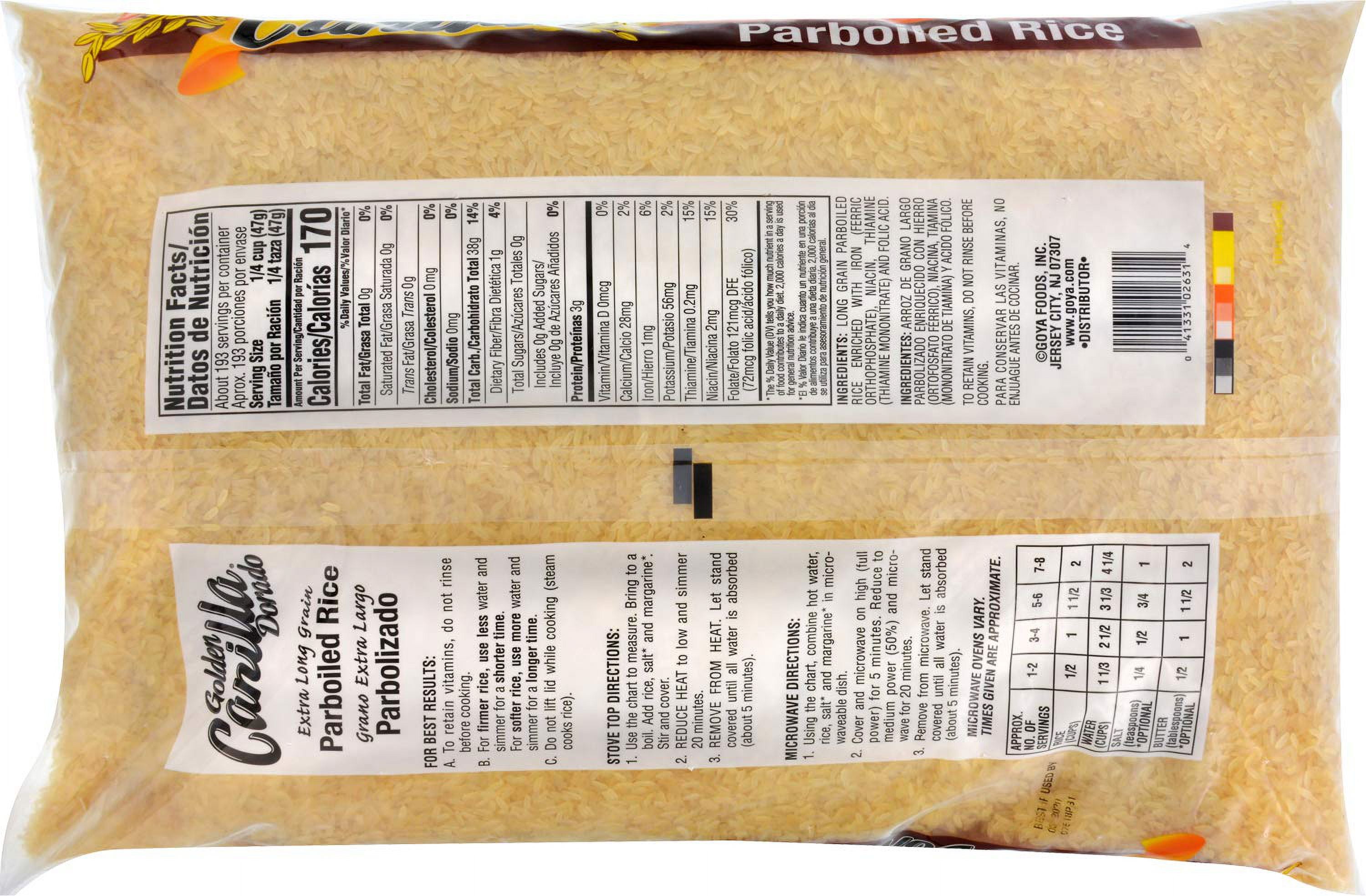 Golden  Parboiled Long Grain Rice, 20 Pound