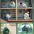 thumbnail image 3 of CIYISON Multifunction Hanging Fan 1200mAh Rechargeable Gazebo Fan for Outdoor Activities, 3 of 17