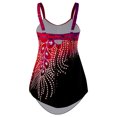 thumbnail image 3 of Eigraketly 2021 traje de baño Sexy de piezas para mujer, traje de baño acolchado, traje de baño estampado sin espalda, traje de baño con cuello en V Traje de baño Rojo S Eigraketly OD001290-13, 3 of 6