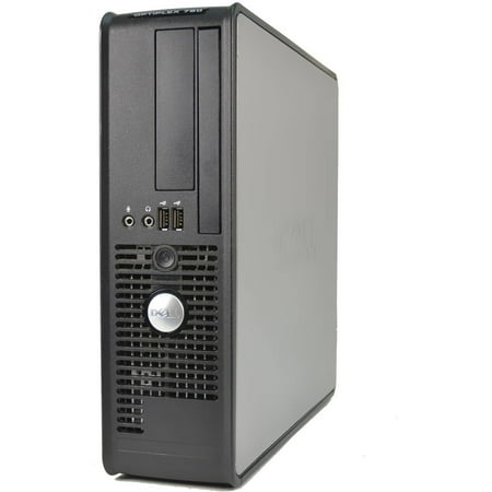 Refurbished Dell Black 760 Desktop PC with Intel Core 2 Duo Prcessor, 4GB Memory, 1TB Hard Drive and Windows 10 Pro (Monitor Not Included)
