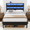 WOOD, variant on Glozzt Full Size Bed Frame with Upholstered Storage Headboard and LED Light, Platform Bed with Metal Slats, Noise Free Design