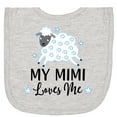 thumbnail image 2 of Inktastic My Mimi Loves Me Baby Lamb Newborn Bib, 2 of 3