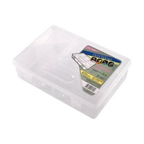 Daiosportswear Large Pencil Case, Clear Pencil Case, Plastic Pencil Box Organizer for Student,9.06x6.3x2.56inch