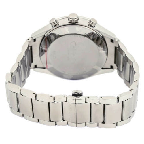 Calvin Klein K4m27146 Men s Formality Swiss Quartz Chrono Watch Silver