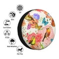 thumbnail image 4 of Kdxio Spare Tire Cover for RV Trailer, Waterproof Wheel Cover,Camper Spare Tire Cover Fit for Rv SUV Truck Travel Trailer 17 inch-Flowers And Birds Watercolor, 4 of 8