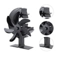 thumbnail image 4 of Heat Powered Stove Fan, Wood Stove Fan Heat Powered Silent Operation Widely Used  For Outdoor, 4 of 7