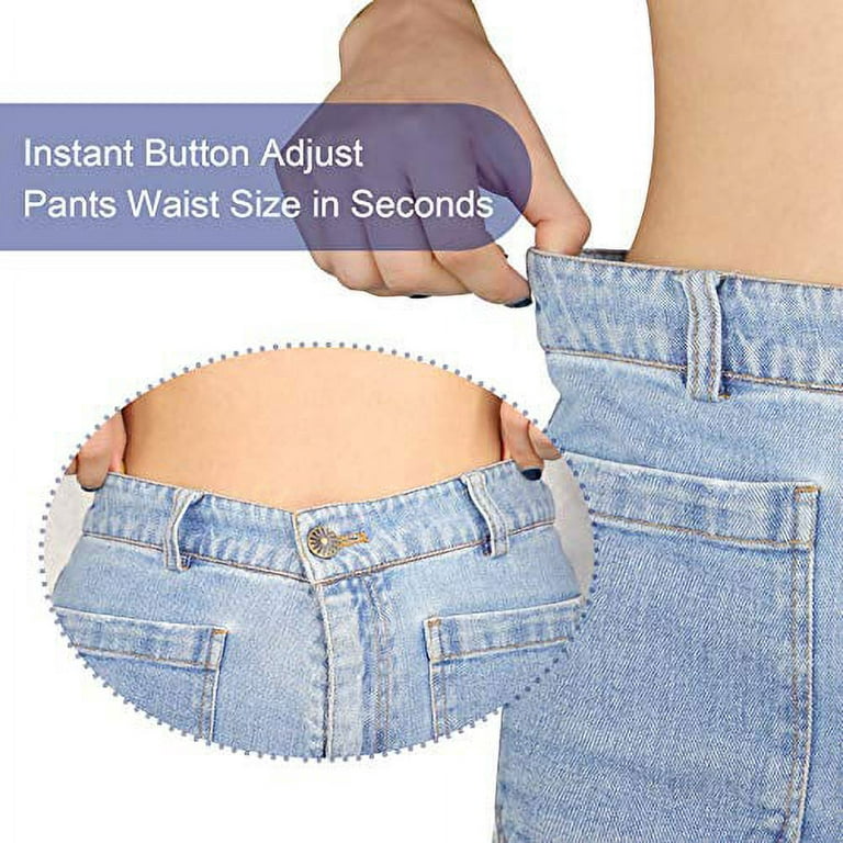  Jean Buttons Pins, 9 Pcs Adjustable Pants Button