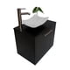 thumbnail image 1 of Gabinete para Baño con Lavamanos y Monomando Derecho DECOMOBIL negro mate GABINETE 07, 1 of 4