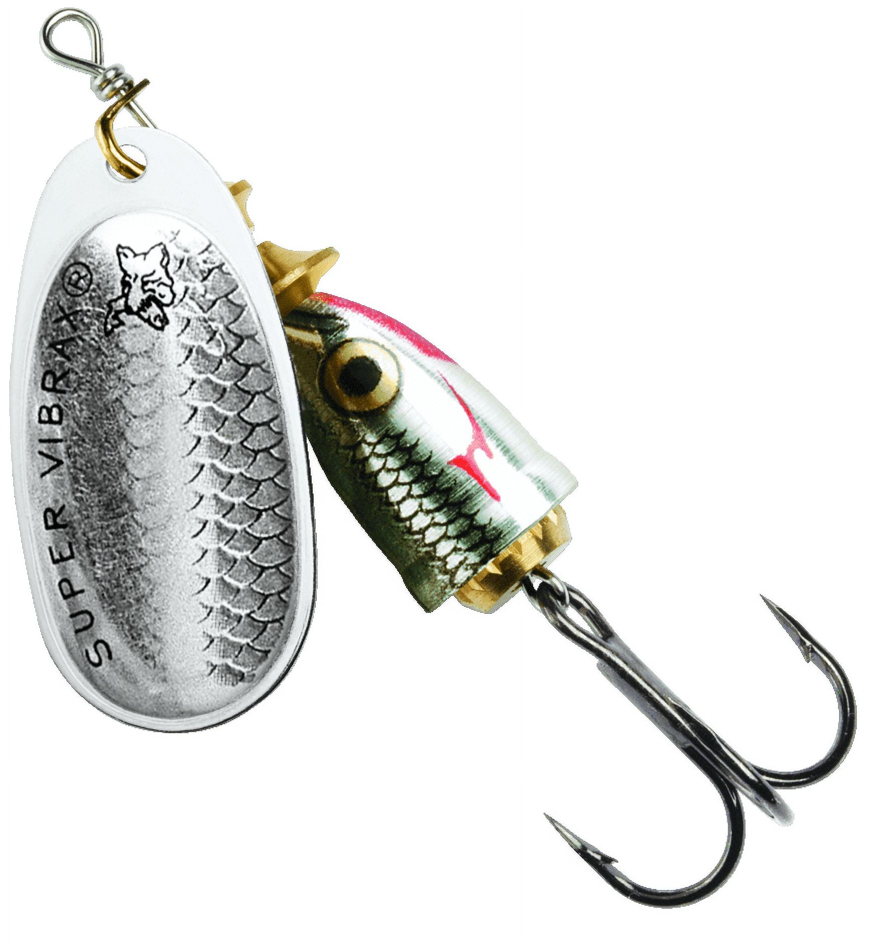 (2 pack) Blue Fox Classic Vibrax Size 0 Inline Spinner 7/64 oz Silver Shiner