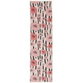 thumbnail image 1 of Laurel 2' x 8' Washable Runner, Ivory and Pink, 1 of 6