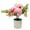Pink, variant on Visland Artificial Flower, Artificial Flower Plant Bonsai, Artificial Flower with Pot