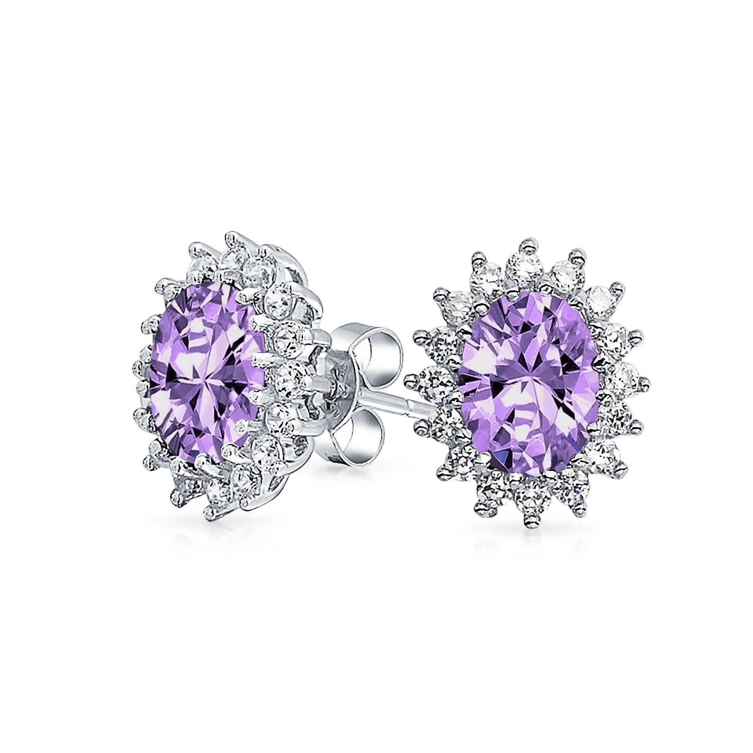 crown of light diamond stud earrings