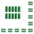 thumbnail image 3 of Greeniant 10 unidades/juego de protector de nudillos de nailon transpirable con manga para nudillos Verde 10Conjunto, 3 of 6