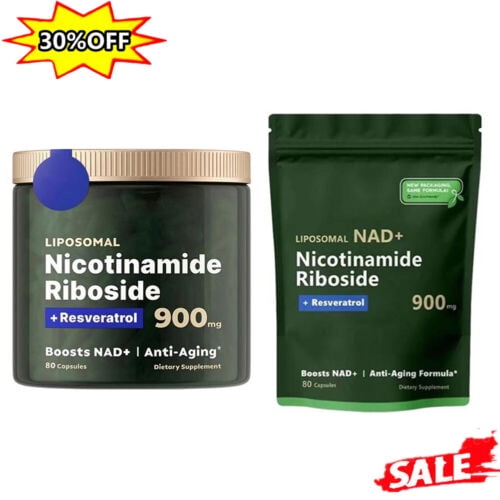 Suplemento de NAD+ para el enfoque energético antienvejecimiento Nicotinamida Ribósido Resveratrol+US NUEVO Mejor