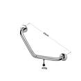 thumbnail image 3 of Barra Seguridad Baño Agarradera Alfa Acero Inoxidable Cromada 43 cm, 3 of 3